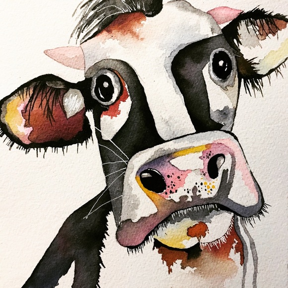 Original watercolor painting decor - Picture 2 of 2